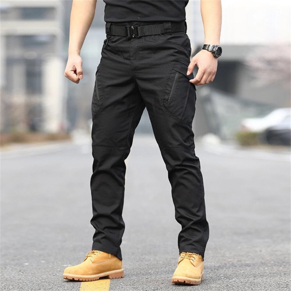 35 X 29 Men’s Cargo Work Camping Hiking Tactical Ripstop Utility Pants Black